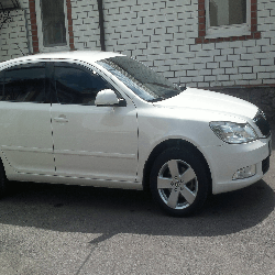 Комфорт Skoda Octavia , цвет белый Такси из аэропорта Симферополя